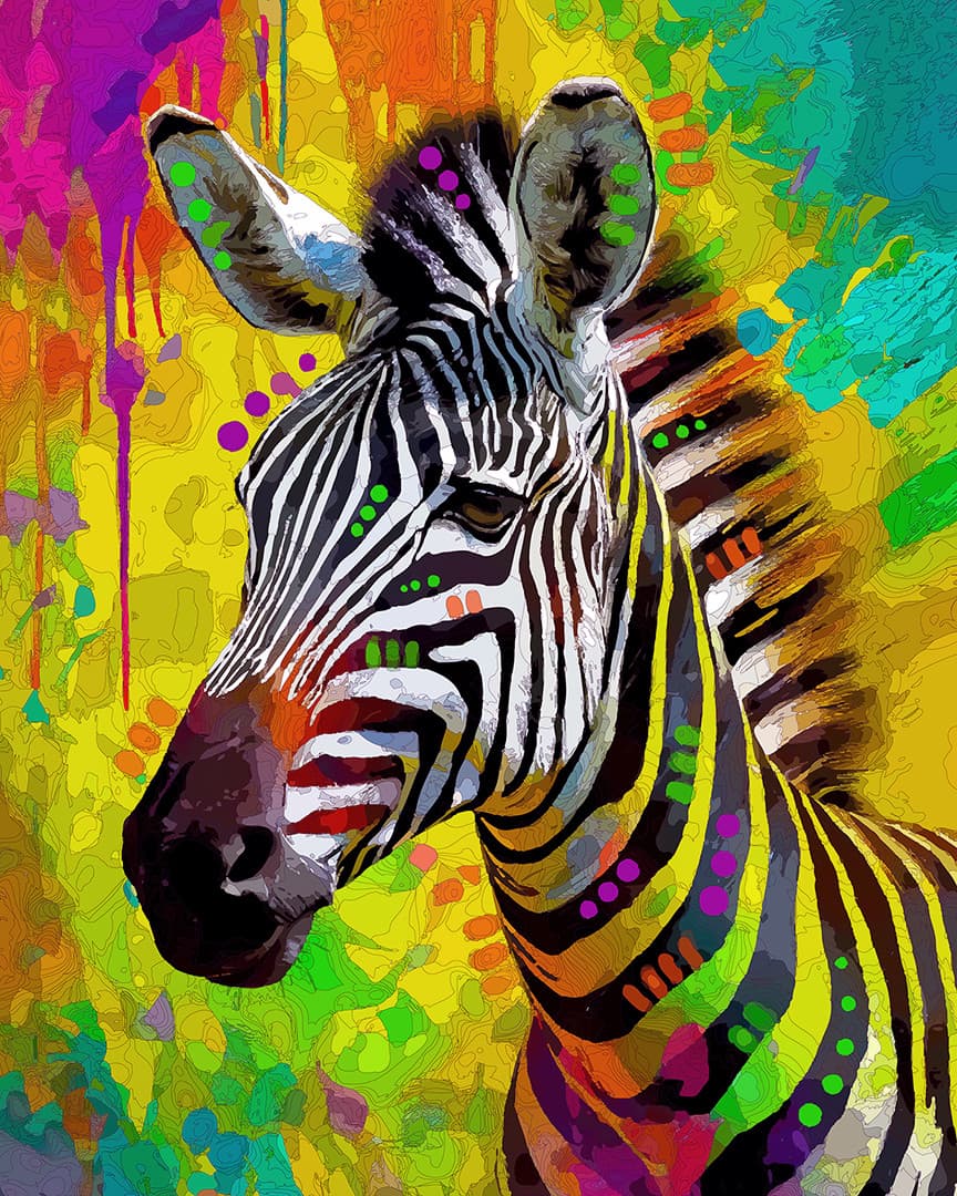 Drippy Zebra