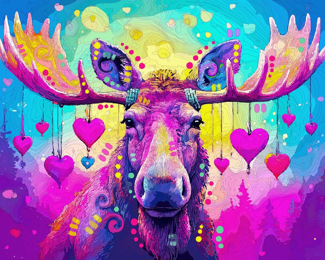 Valentines Moose