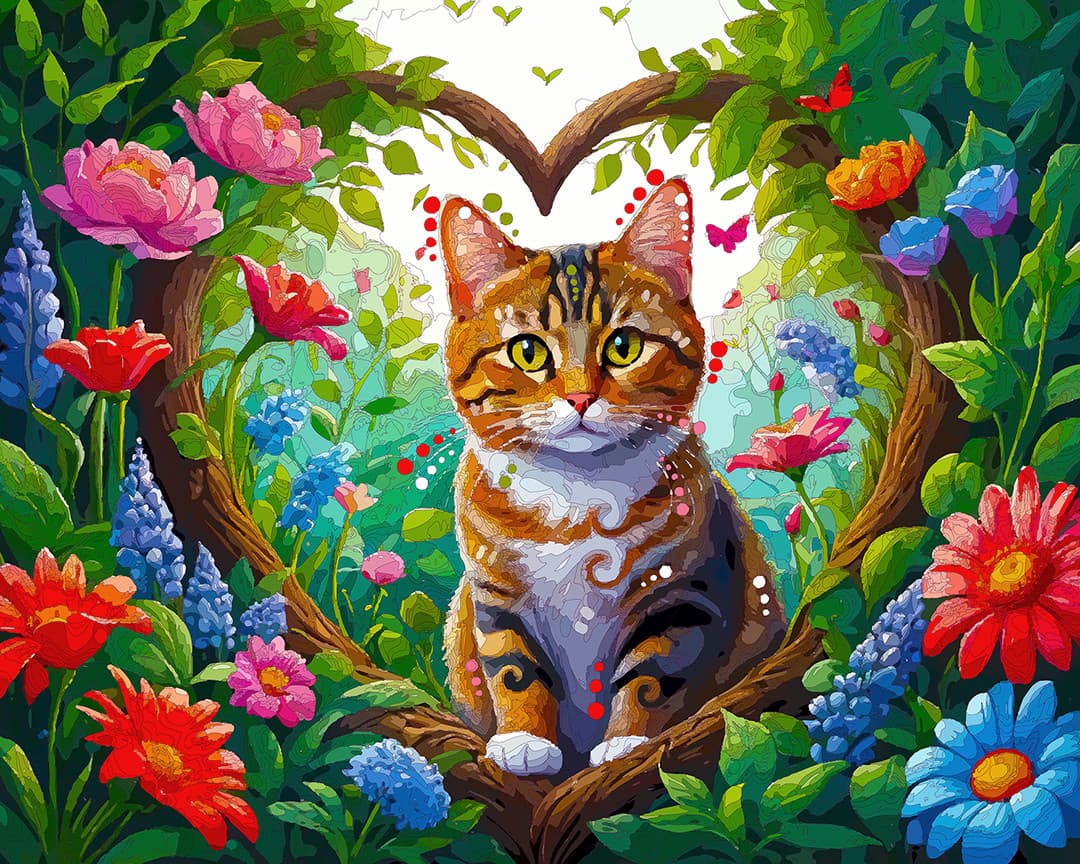 Step Through Heart Tabby