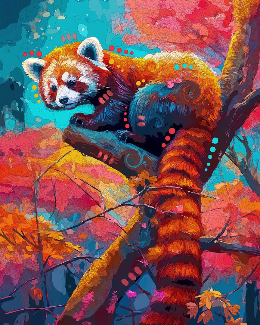 Heightened Red Panda