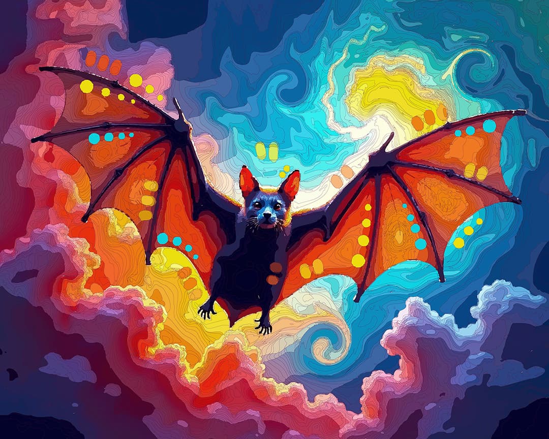 Bright Night Bat