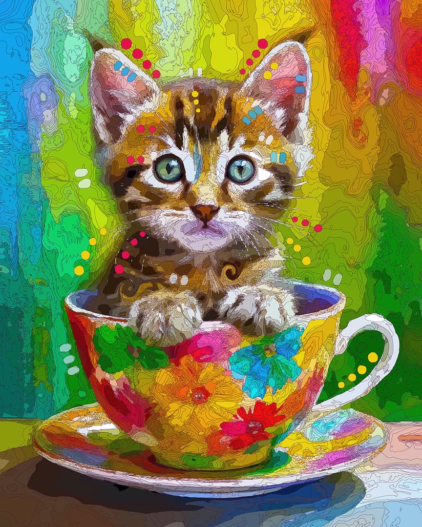 Tea Cup Kittie
