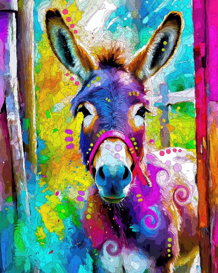 Chroma Color Donkey