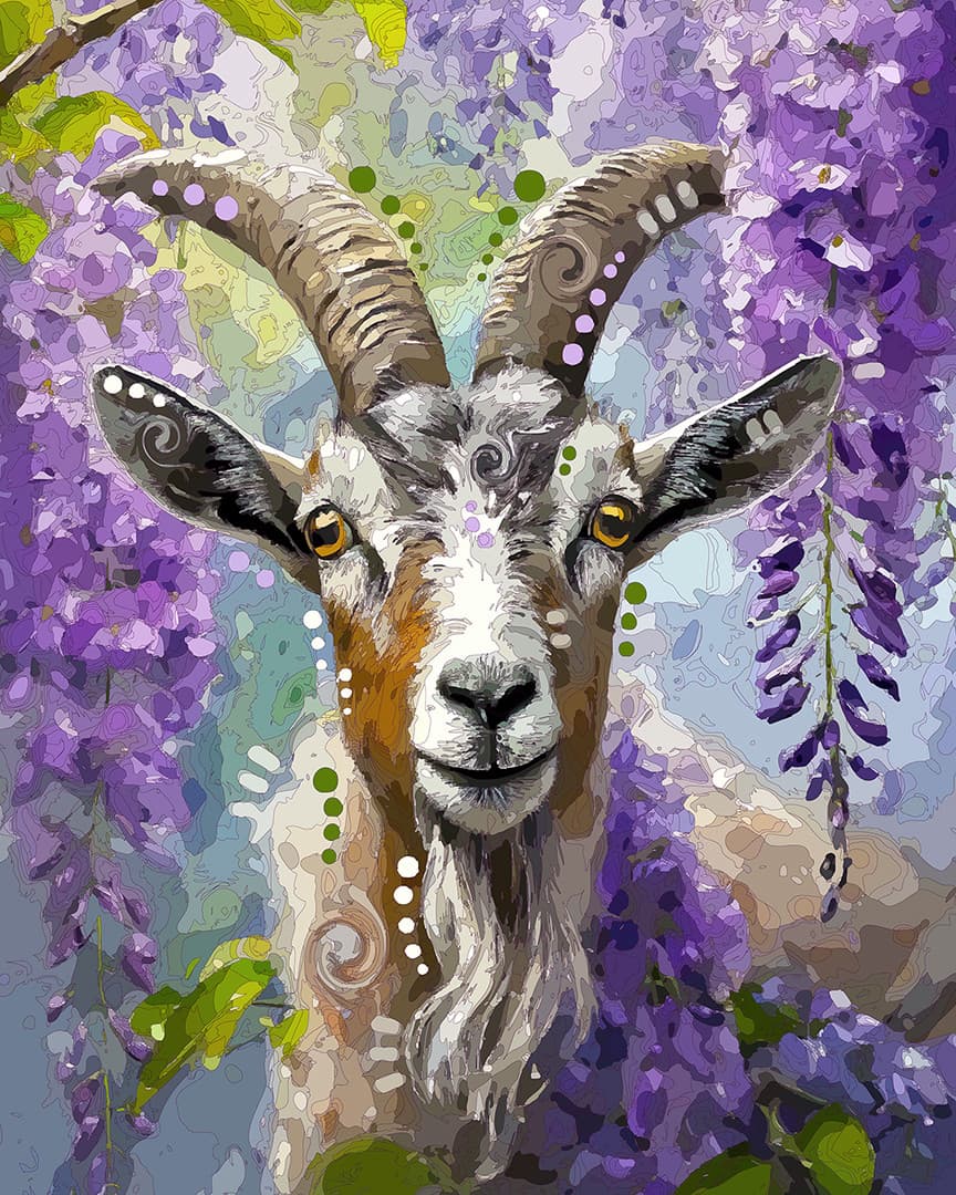 Wisteria Goat