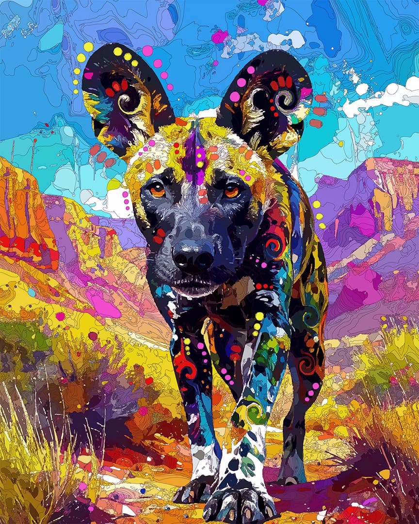 Endangered African Wild Dog